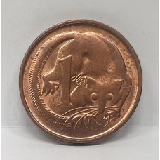 AUSTRALIA 1983 . ONE 1 CENT COIN . FEATHER-TAILED GLIDER